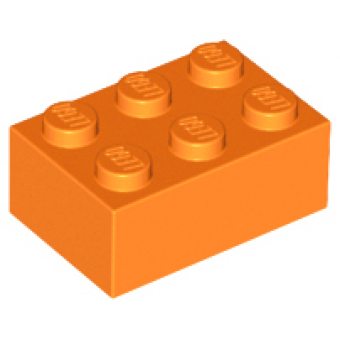 Steen 2x3 Orange